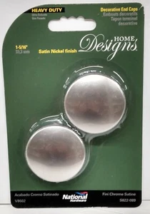 National Hardware End Cap Closet Satin Nickel Finish S822-089 1-5/16" - Picture 1 of 1