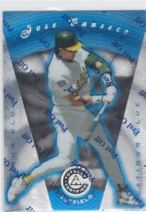 1997 Jose Canseco Pinnacle Totally Certified PLATINUM BLUE /1999 - #90 Oakland