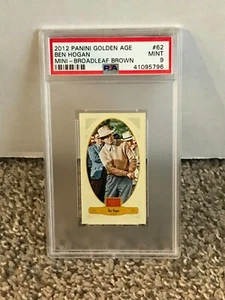 2012 Panini Golden Age MINI #62 - BEN HOGAN PSA 9 LOW POP BROADLEAF BROWN - Picture 1 of 2