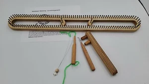 138 Strickrahmen L fein verstellbar Strickring Strickstab Knitting Board - Bild 1 von 7