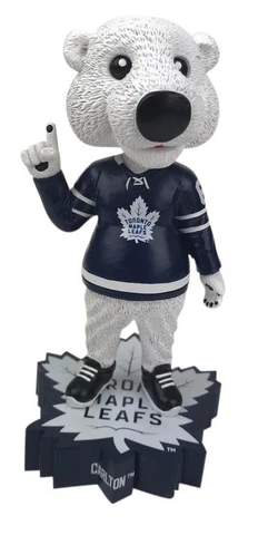 Carlton Toronto Maple Leafs Logo Base Bobblehead NHL Cover