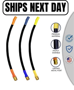 Adaptador de extensión ESC de 3 pulgadas macho a 5,5 mm hembra de 5,5 mm 10 AWG 200C cable de silicona - Imagen 1 de 1