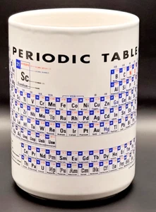 CHEMIE PERIODENSYSTEM großer Kaffeebecher Labor Wissenschaft Lehrer Schüler - Bild 1 von 9