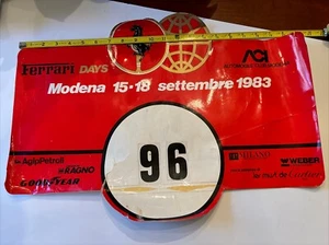 Ferrari Days Modena 1983 Race starter sign - Picture 1 of 6