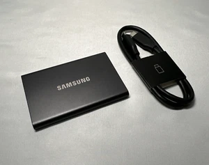 SAMSUNG 2TB SSD T7 Portable 1050 MB/s USB 3.2 External SSD - NEW NO BOX! - Photo 1/6