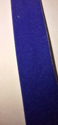 Royal Blue Velvet Ribbon Flocked Velvet Blue 25 yds. x 1/2"w  - Image 1 of 4