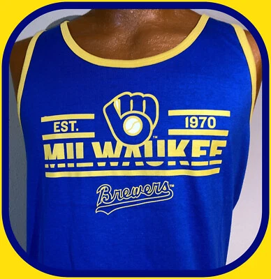 MILWAUKEE BREWER PICK N SAVE SLEEVELESS TSHIRT NEW WITH TAGS ADULT MEDIUM - Image 1 of 4