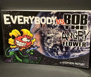 Stephen Notley  Signed  Everybody vs Bob the Angry Flower Paperback Book 2001 - Picture 1 of 13