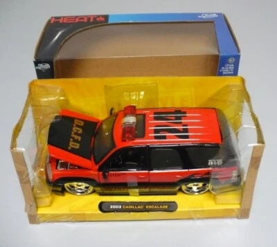 CADILLAC ESCALADE 2002 ( FIRE DEPT ) - SCALA 1:24 JADA TOYS - Immagine 1 di 3