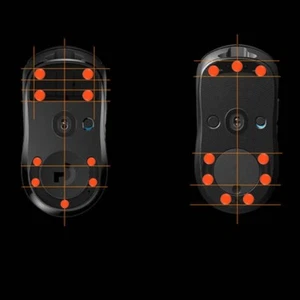 1Set Universal DIY Dots ICE Version Mouse Skates Glides Feet Pad Mouse Sticker - Picture 1 of 8