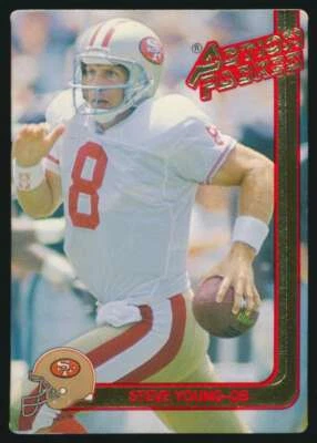 1991 Action Packed Steve Young #80 - Image 1 of 2