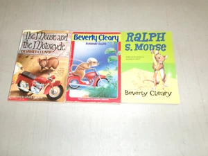 Ralph S. Mouse Series by Beverly Cleary (3 Book Set-Titles Below) JUV 58 - Picture 1 of 1