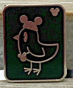 Disney 2008 Cordón Oculto Mickey Serie 3 Pájaro con Orejas - Palo People Pasador Coche - Imagen 1 de 2