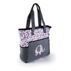 Personalized 4 in 1 BABY Diaper Bag set Purple Butterfly Custom Monogram