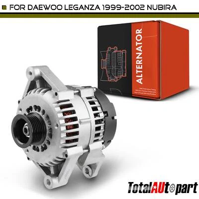 Alternador nuevo para Daewoo Leganza Nubira 1999 2000-2002 105A 12V CW 6 ranuras Foto 1 de 4