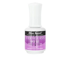 Gel base fibra de vidrio Mia Secret restauración de uñas 0,5 oz - Imagen 1 de 1