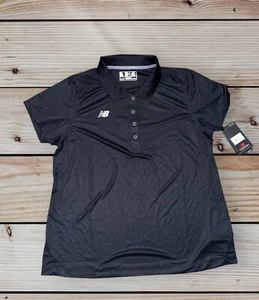 Women’s Black New Balance Tech Polo Shirt XL NWT - Picture 1 of 3