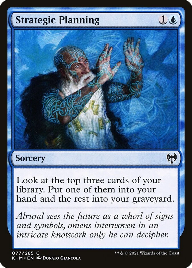 Magic the Gathering (mtg): KHM: Strategic Planning - Foil - Image 1 of 1