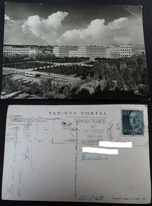 ANTIGUA POSTAL MADRID 1962 CIUDAD UNIVERSITARIA FACULTAD DE MEDICINA CC03507 - Imagen 1 de 1