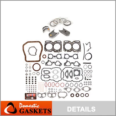 Комплект повторного кольца двигателя подходит для 04–06 Subaru Impreza Baja Turbo 2,5 л DOHC - Изображение 1 из 4