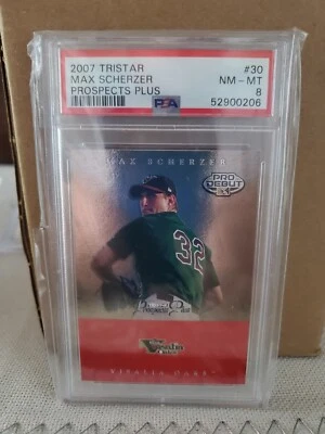 Tristar Prospect’s Plus Max Scherzer #30 2007 PSA 8 Foto 1 de 2