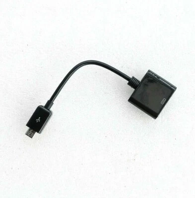30Pin Female To Micro USB Male Data Sync Charging Adapter Cable for IPhone 4 4S - Image 1 of 4