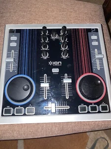 2009 Ion iCue Computer DJ System Disc Jockey Music Control Mixing Console - Picture 1 of 8