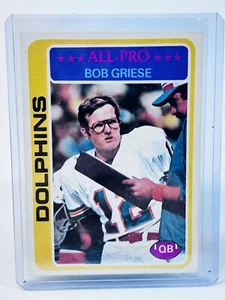 1978 Topps Bob Griese #120 Hall Of Fame Miami Dolphins - Picture 1 of 2