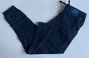 NWT Mens Polo Ralph Lauren Lightweight Knit Jogger Pajama Lounge Pants Black XL - Picture 1 of 3