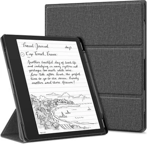 Stand Case for Kindle Scribe tablet 10.2 Inch PU Leather Trifold Stand Cover - Picture 1 of 17