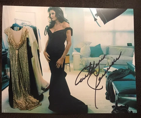 Caitlyn Jenner Signed 8 X 10 Photo Autographed Bruce Cover