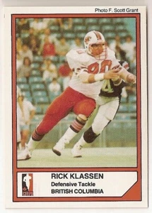 1984 Jogo CFL BC Lions Partial Team Set 9 of 16 with 9 Rookie Cards RC - Bild 1 von 5