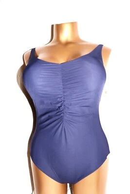 CHARMLINE figurformender Shaping Badeanzug Einteiler 1690 dunkelblau blau NEU - Bild 1 von 4