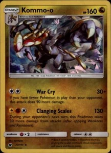 (SM04-077TD) (Shattered Foil) Kommo-o Pokemon SM Crimson Invasion Karte # 77TD - Bild 1 von 1