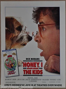 1989 HONEY I SHRUNK THE KIDS movie advertisement, Rick Moranis - Bild 1 von 1