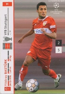 091 BASTURK # TURKEY VfB.STUTTGART CARD CARTE PANINI CHAMPIONS LEAGUE 2008 - Picture 1 of 1