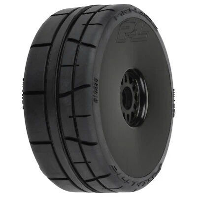 Proline 1023510 1/8 Menace HP BELTED Speed Run F/R Tires Mounted 17mm Black - Image 1 of 4
