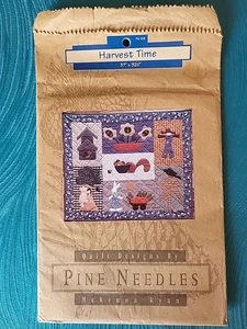 McKenna Ryan Pine Needles "Havest Time" Quilt Pattern 37"x32-1/2" Fall Autumn - Picture 1 of 3