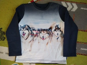 Jako-o Sweatshirt Größe 116 122 Huskies Pulli Pullover blau - Bild 1 von 3
