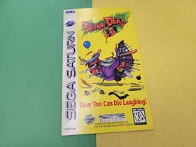 Brain Dead 13 (Sega Saturn Readysoft 1996) Original Manual Only No Game