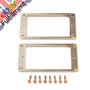2PCS 38mm Hole Guitar Humbucker Pickup Rings Frames Fit For Les Paul SG ES DOT - Picture 1 of 10
