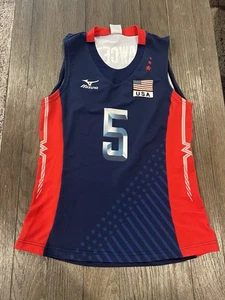 Mizuno Team USA Volleyball Nationalmannschaft Trikot Fawcett Medium - Bild 1 von 2