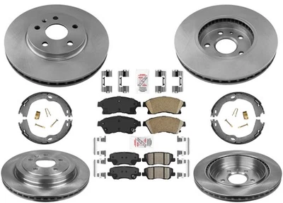 前后盘式制动转子和垫适用于凯迪拉克 ATS 2013 带 321 毫米 Frt 转子 — 第 1/4 张图片