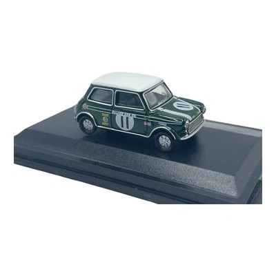 1968 Austin Mini Cooper S Brands Hatch Green Diecast car 1:76 OO Scale Oxford - Image 1 of 4