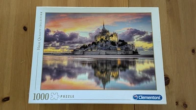 Puzzle Mont-Saint-Michel Clementoni 1000 pezzi Nuovo - Immagine 1 di 3