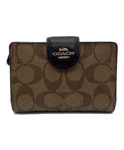 Cartera COACH marrón para mujer usada de Japón 5F2732 - Imagen 1 de 10