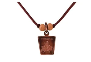 Surya Yantra Copper Locket/ Surya Dev Yantra Locket In Red Silk Thread - Picture 1 of 2