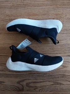 NWOB Adidas Puremotion Adapt SP Running Shoe ID4429 Black White Womens Sz 9 - Picture 1 of 8