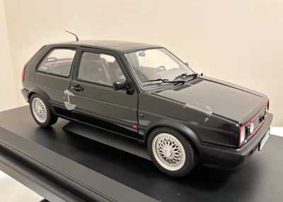 Volkswagen Golf GTI G60 1990 apertura completa, negro metálico, nuevo y NLA, NOREV 1/18 Foto 1 de 4