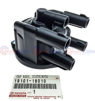Genuine Corolla AE111 4AGE 1.6 Petrol 20 Valve Black Top JDM Distributor Cap - Image 1 of 4